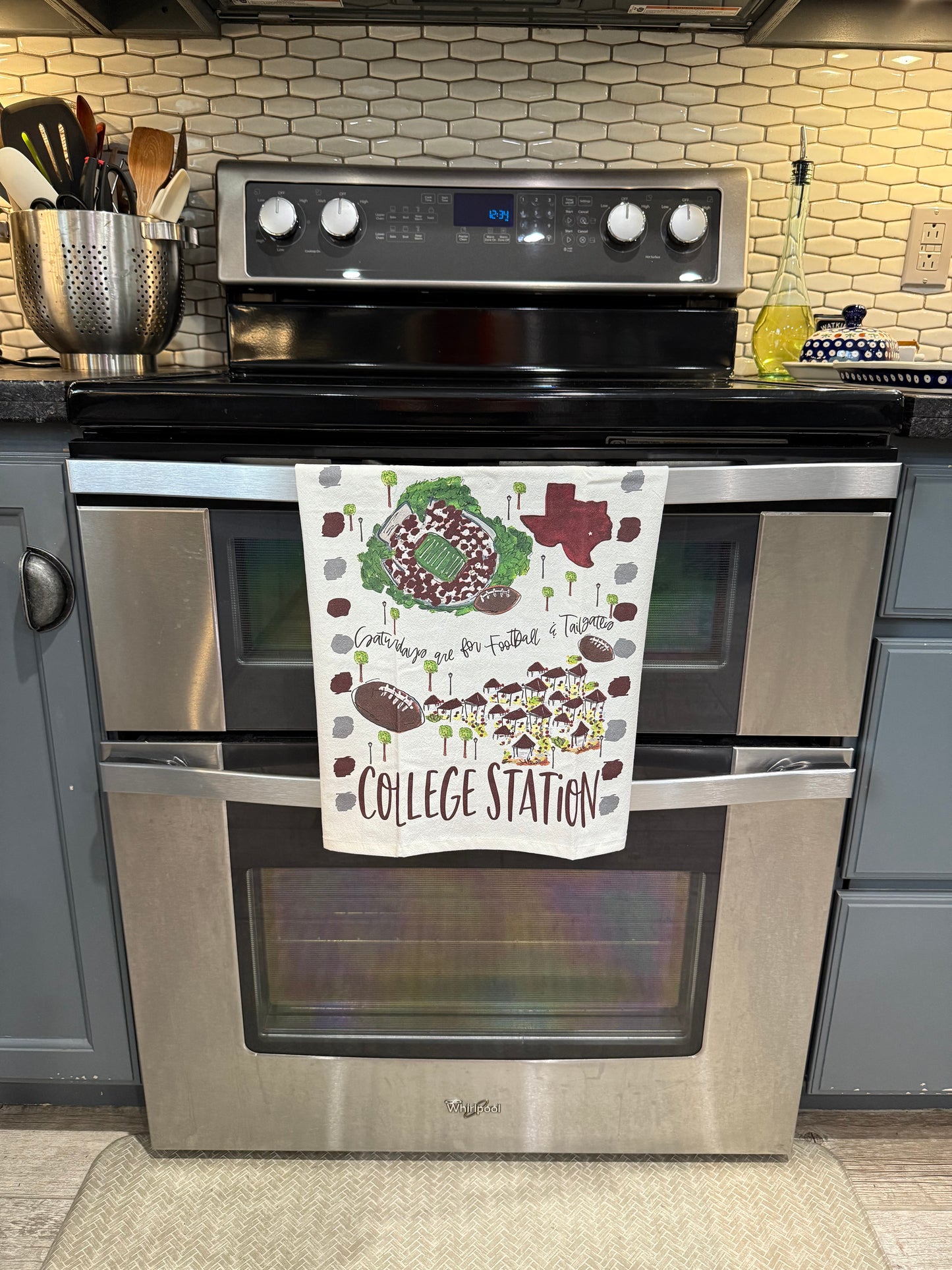 College Station Tea Towel