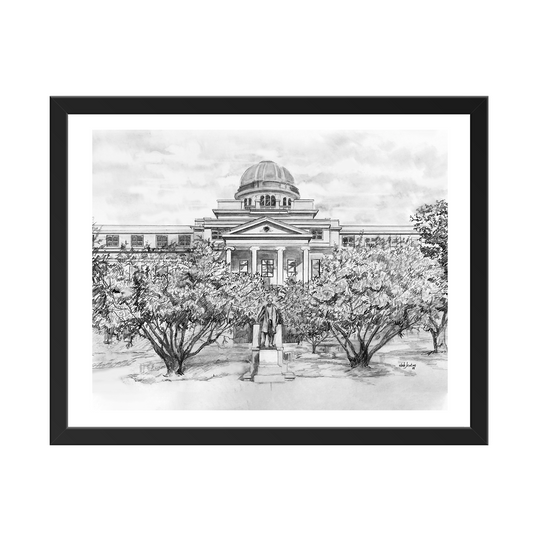 Academic Building Print - 11x 14 Texas A&M