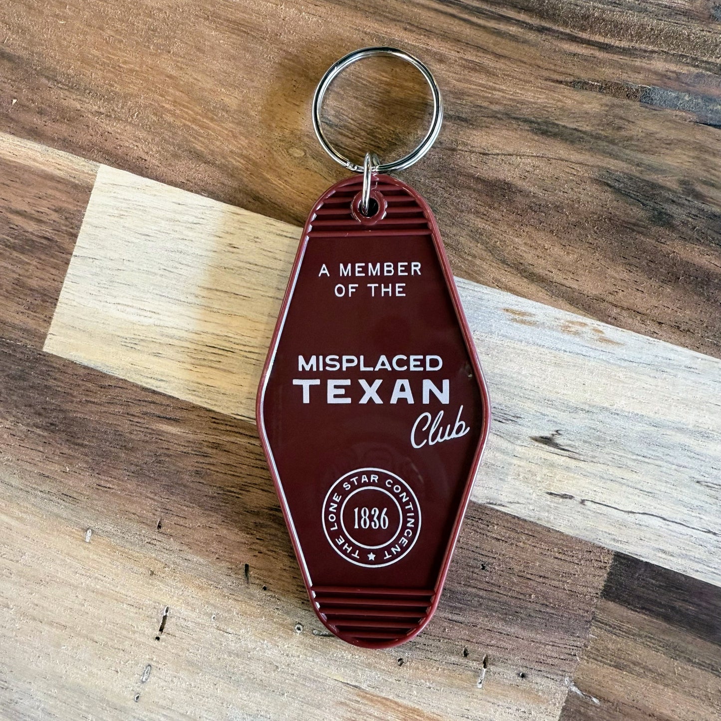 Misplaced Texan Keychain