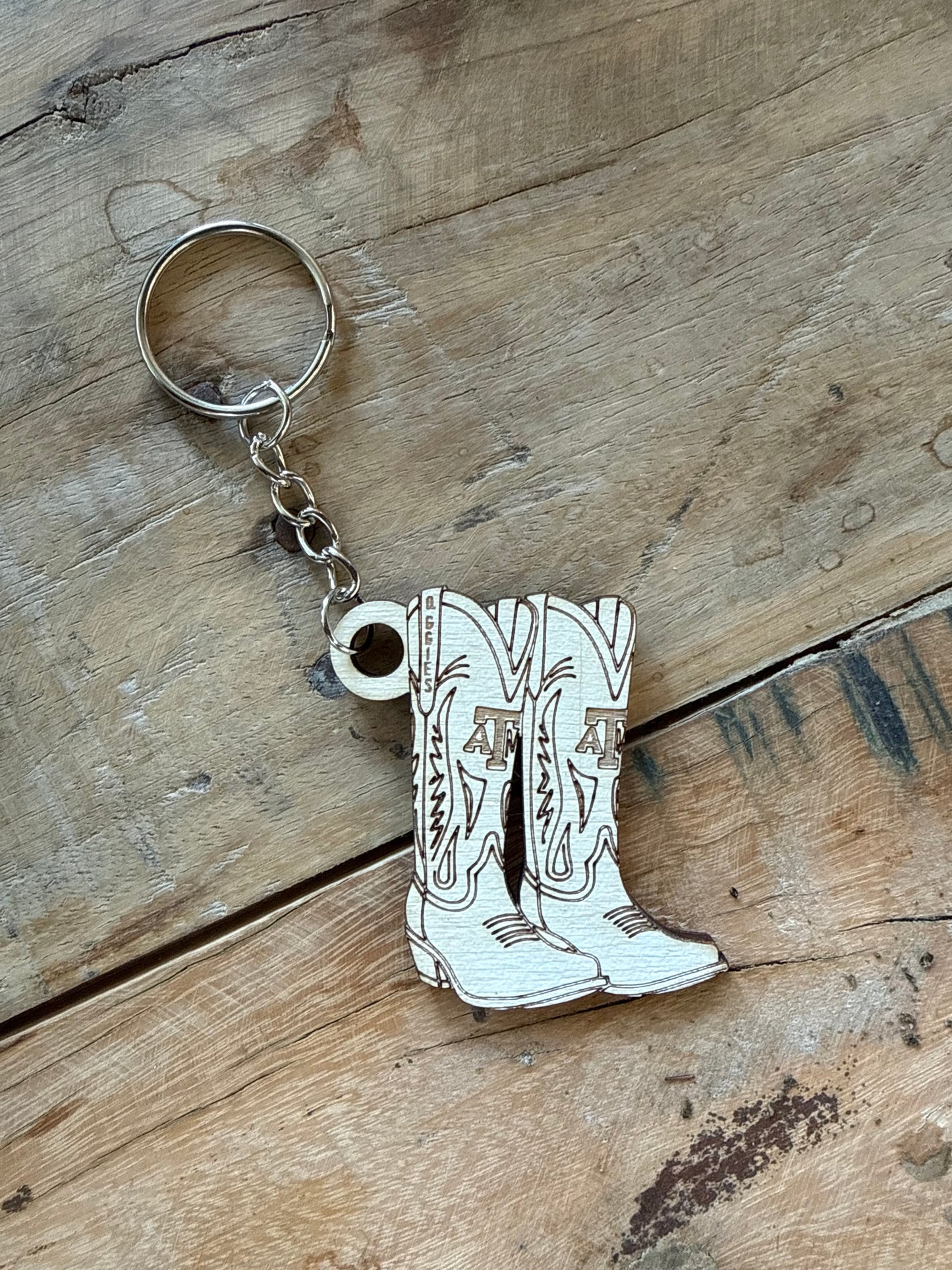 Wooden Keychains & Bag Tag