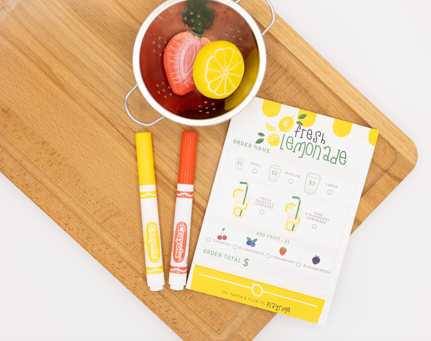Lemonade Stand Playtime Notepad