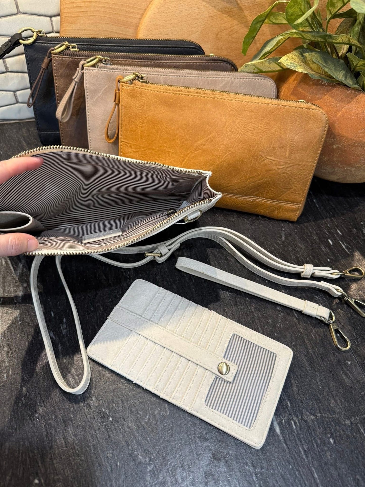 Joy Crossbody Convertible Wristlet Clutch + Wallet