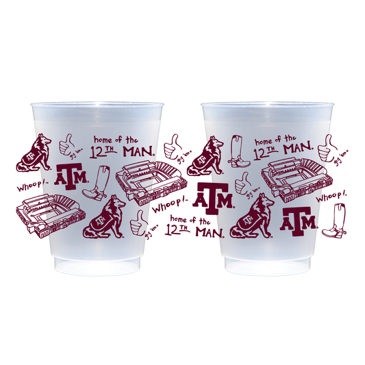 Cups - Aggie (set of 8)