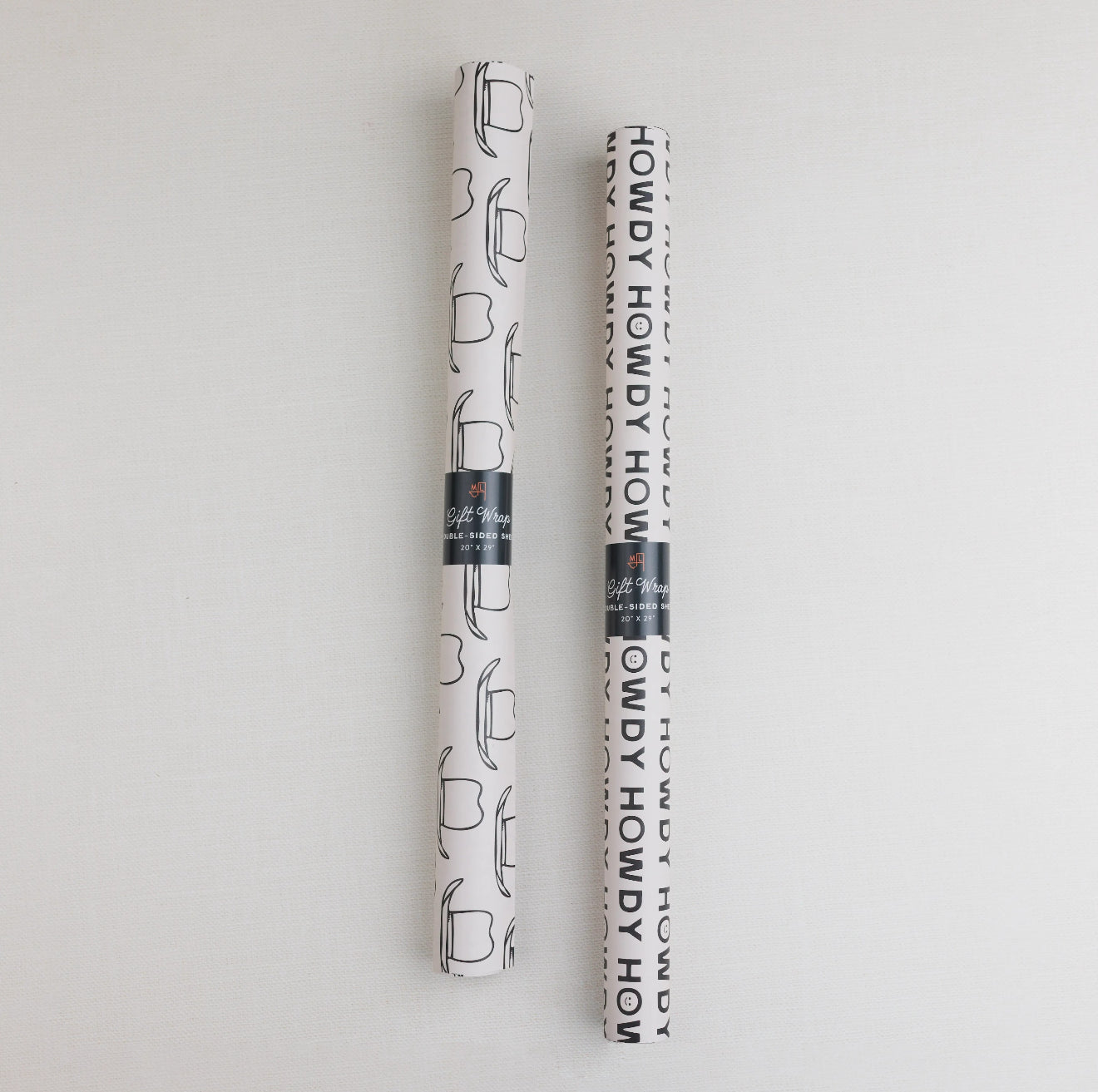 Howdys + Hats Wrapping Paper