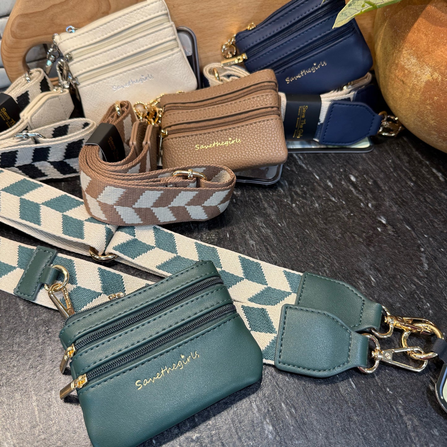 Handsfree Adjustable Crossbody Phone Strap + Wallet