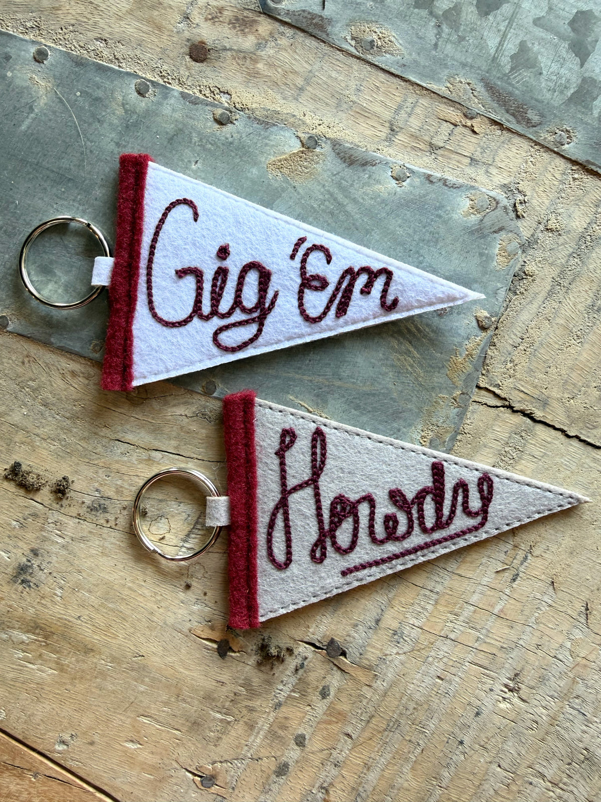 Pennant Keychain