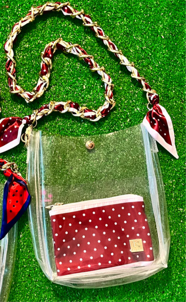 Polka Dot Privacy Pouch