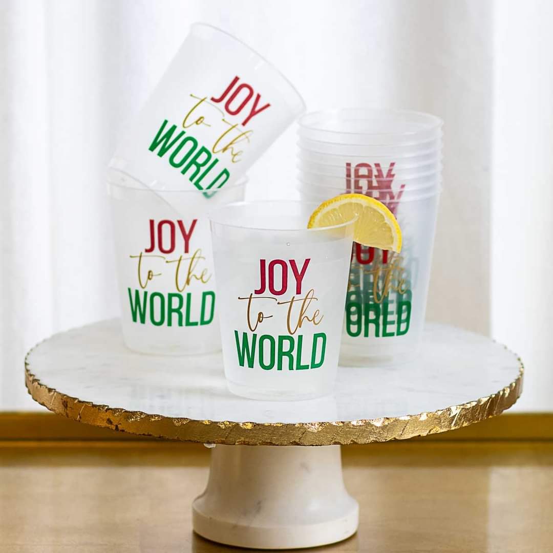 Cups - Joy to the World (set of 10)