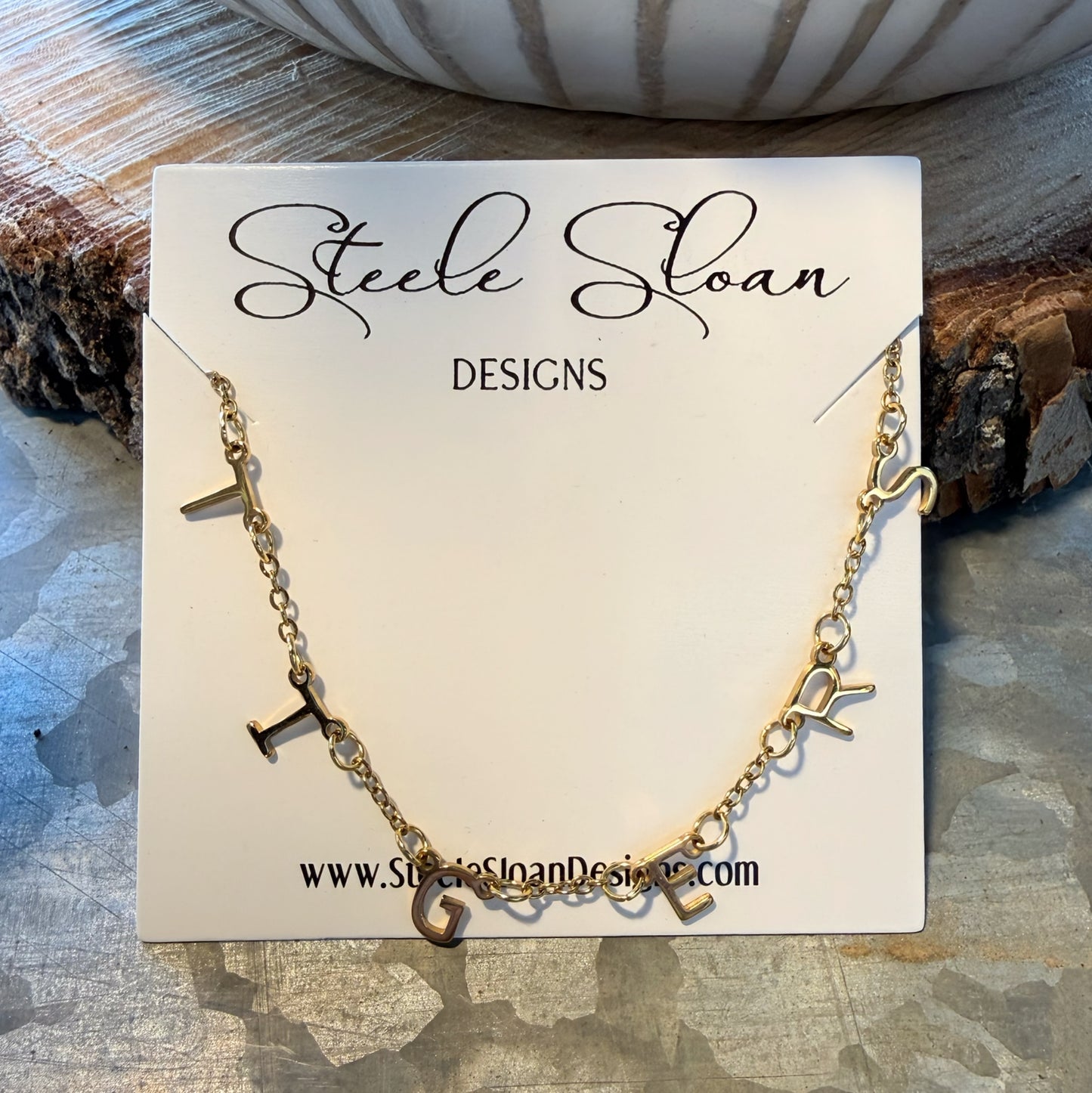 Tigers Dangle Charm Necklace - GOLD