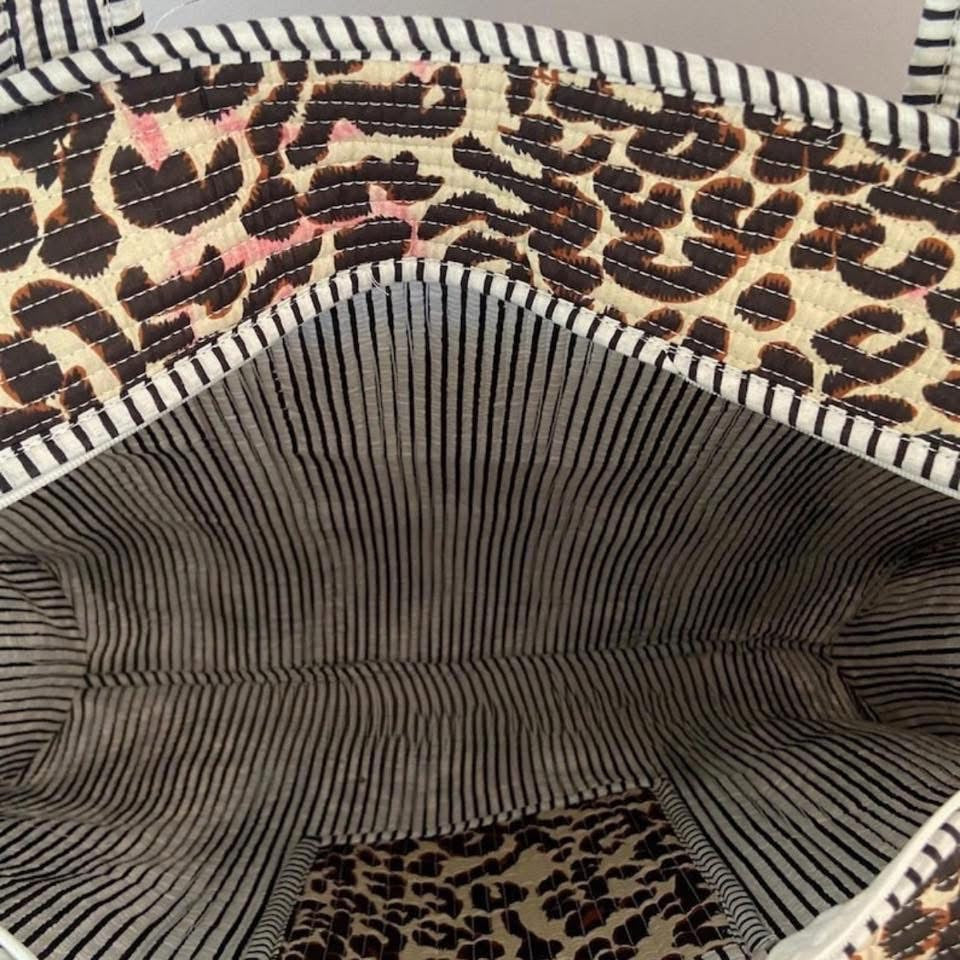 Handmade Quilted Tote Bag