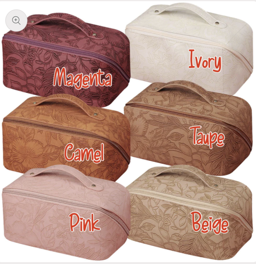 SOK Flat Lay Cosmetic Bags