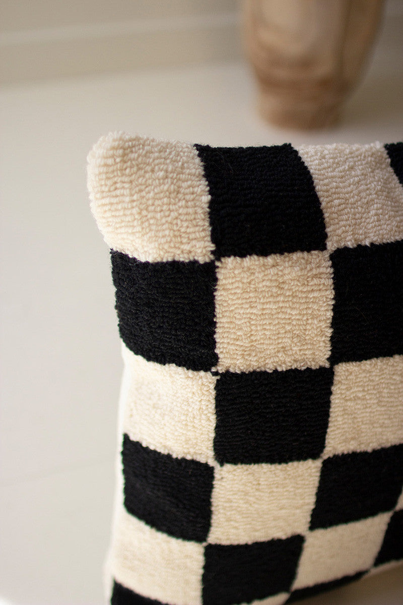 Hand-Hooked Pillow - HEY Y'ALL