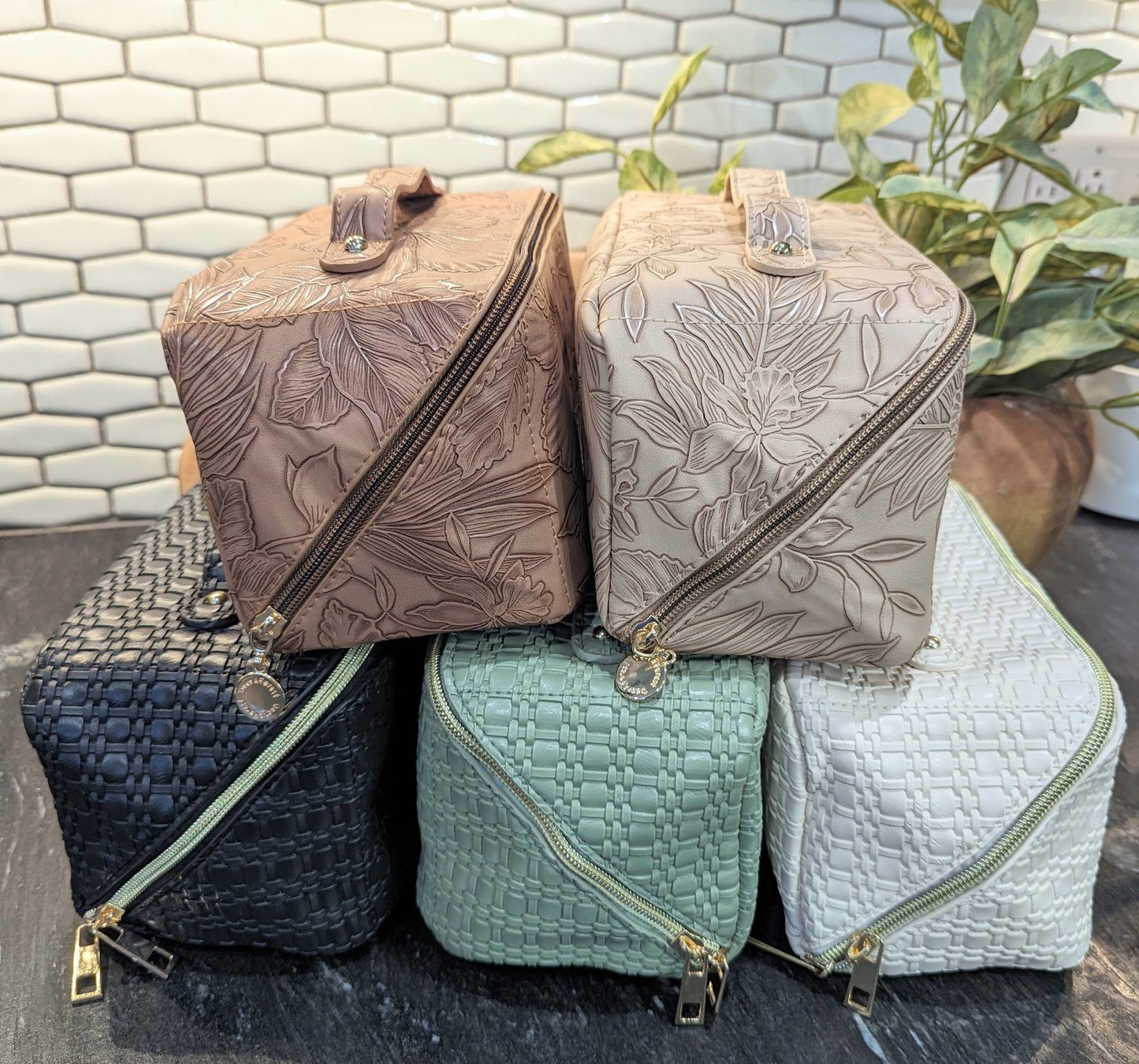 SOK Flat Lay Cosmetic Bags