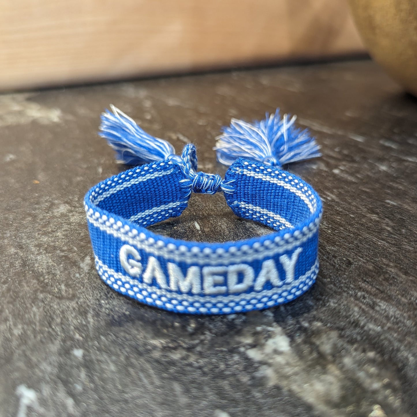 Embroidered Bracelets - Game Day