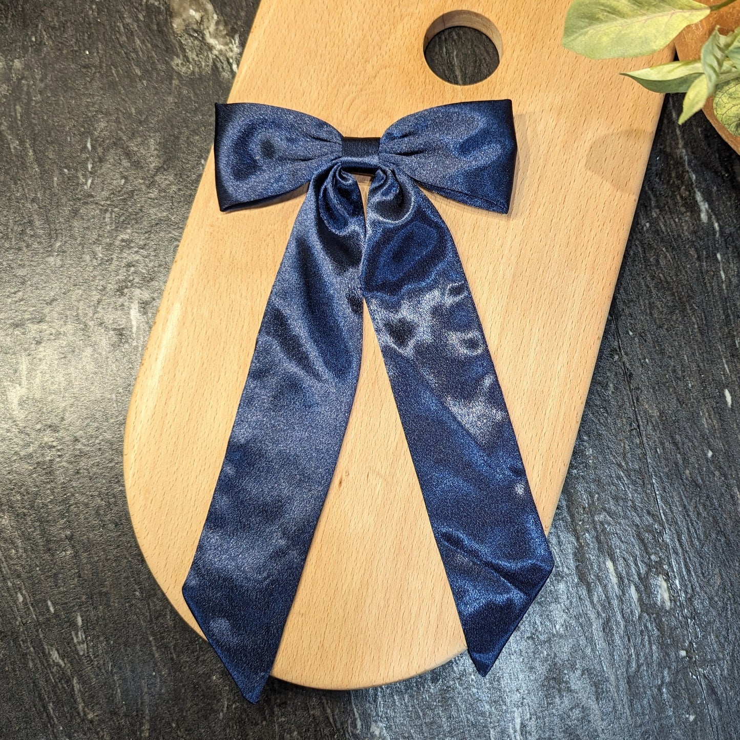 Hair Bow Clip - Satin