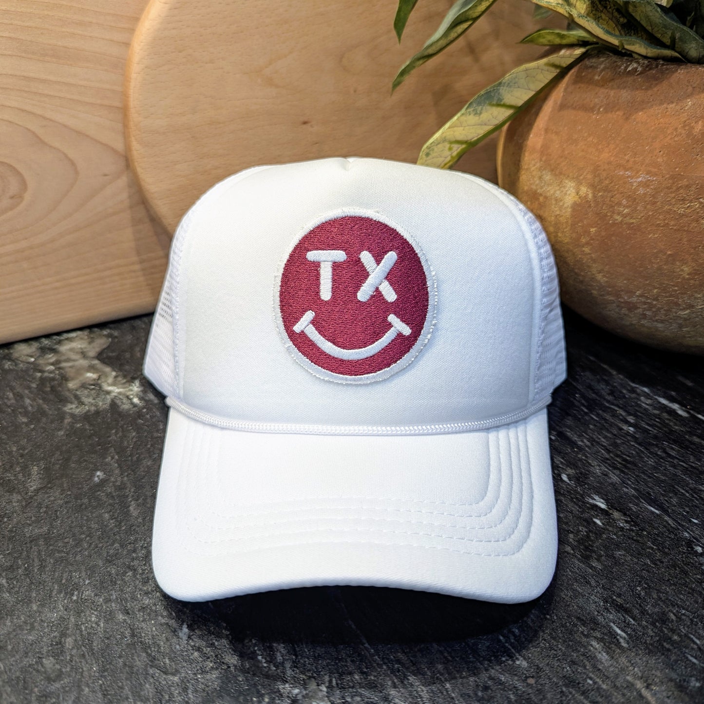 Custom Patch Cap - Smiley TX