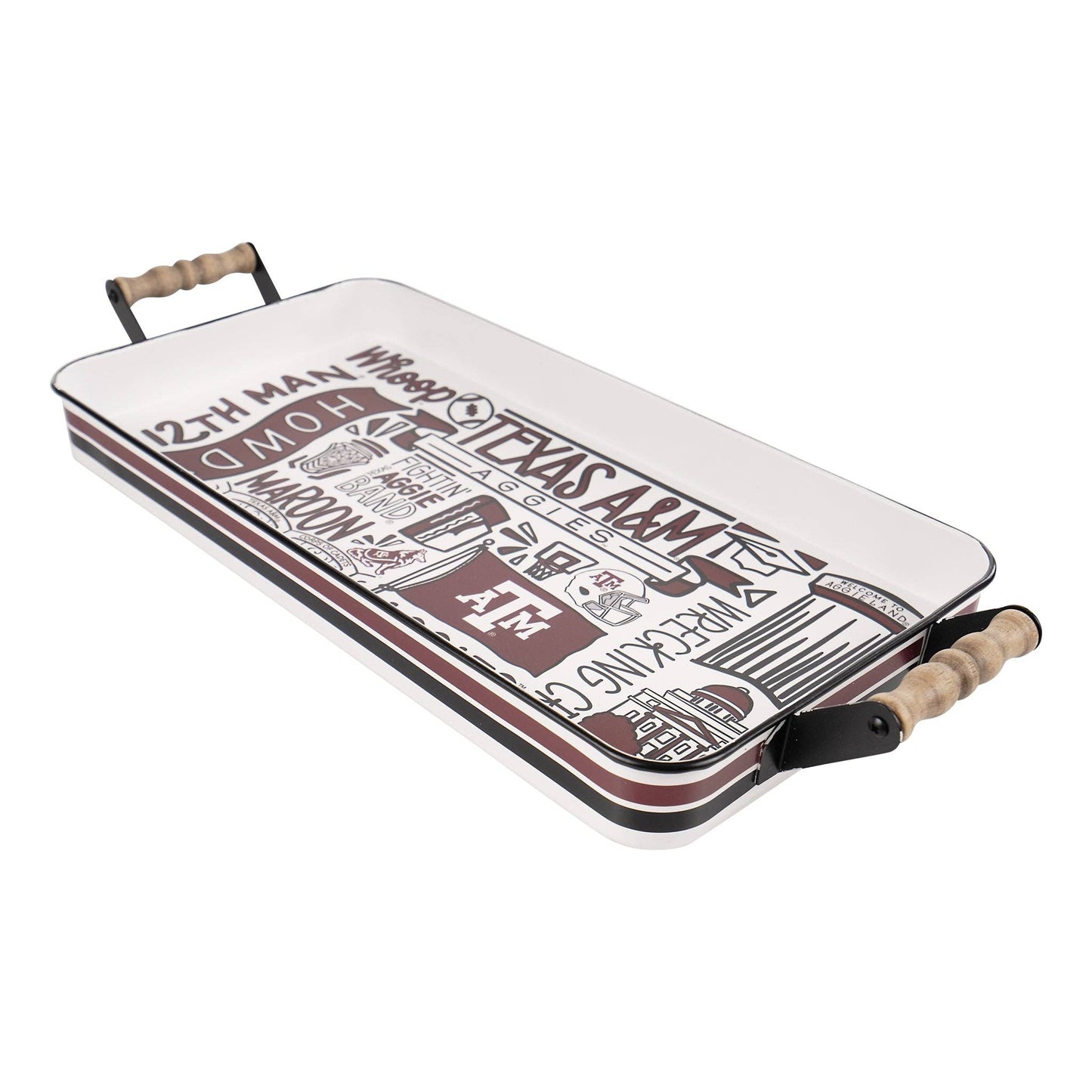 A&M Collage Enamel Tray