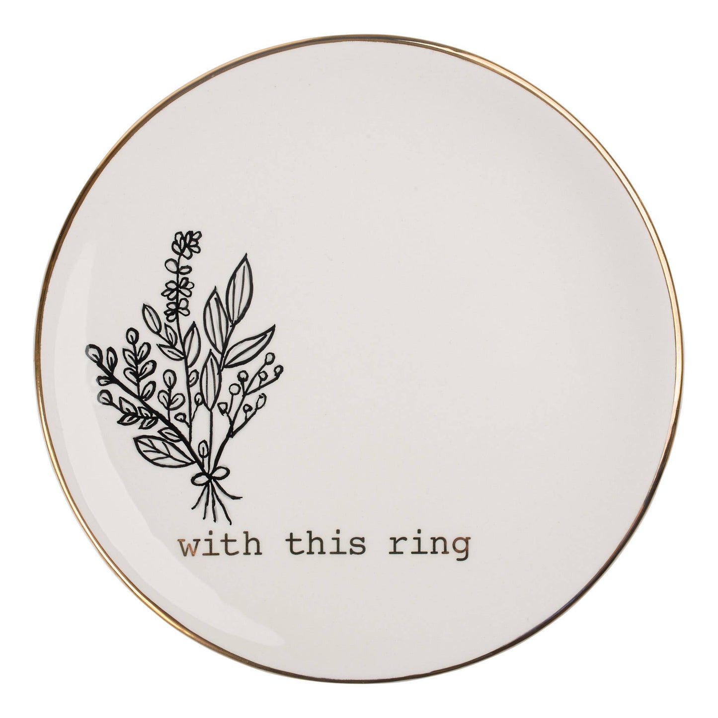 With This Ring Trinket Tray