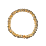 Gold Daisy Bead Bracelet