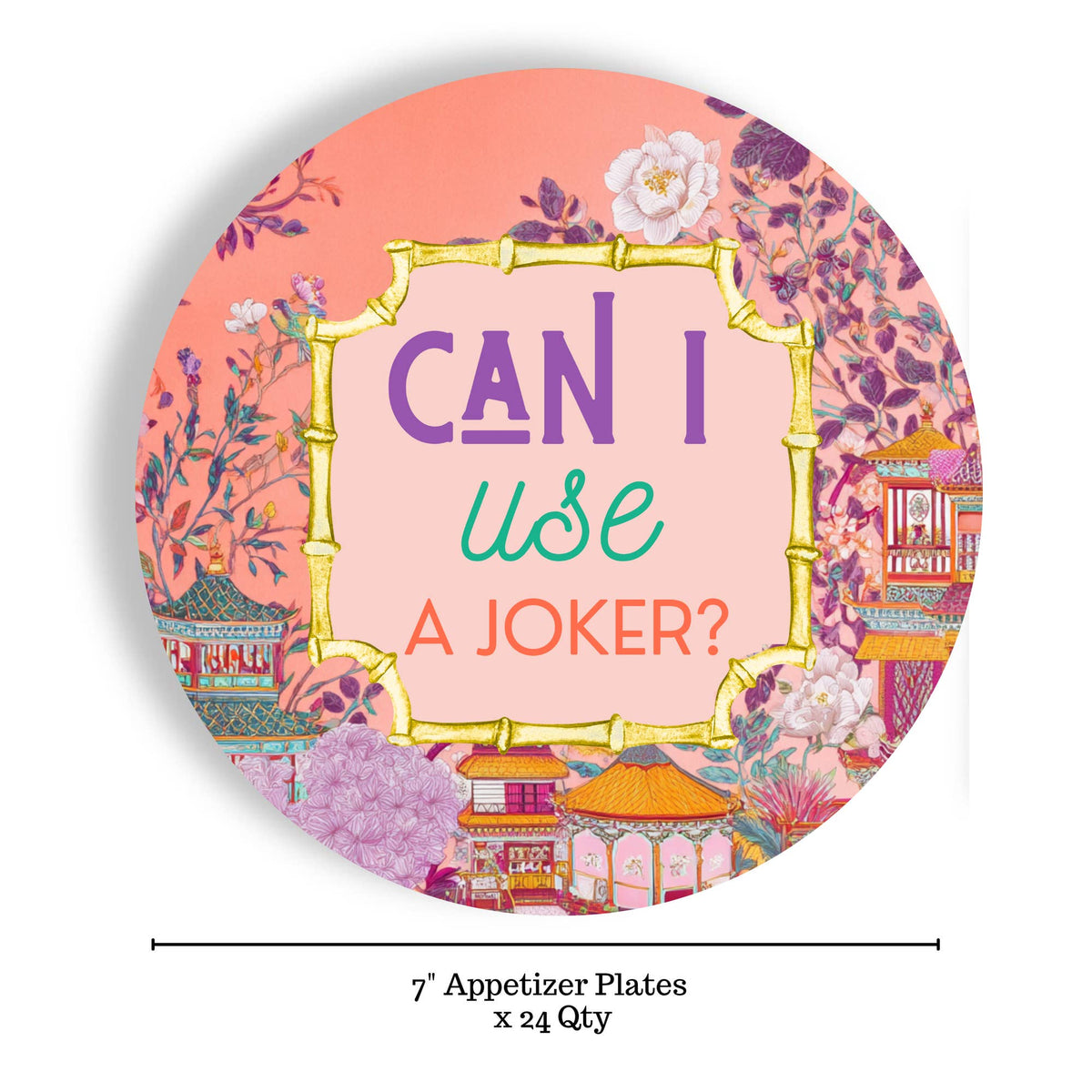 Mahjong Paper Plates