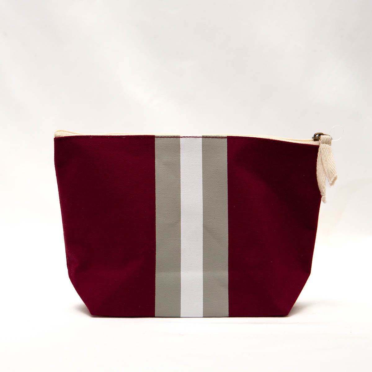 Campus Striped Tote + Pouch