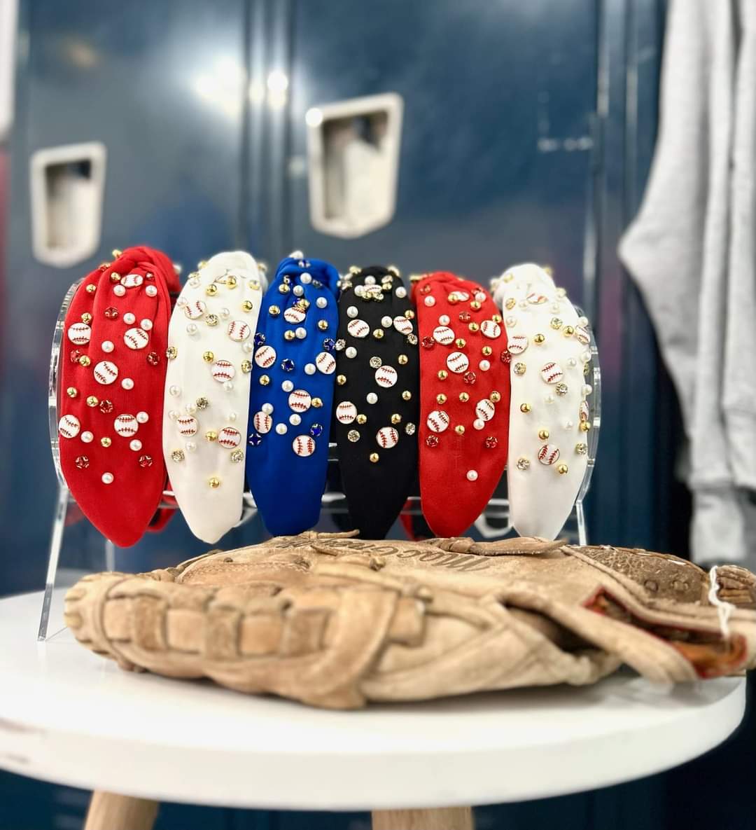 Glam Studded Headband - Baseball/Softball