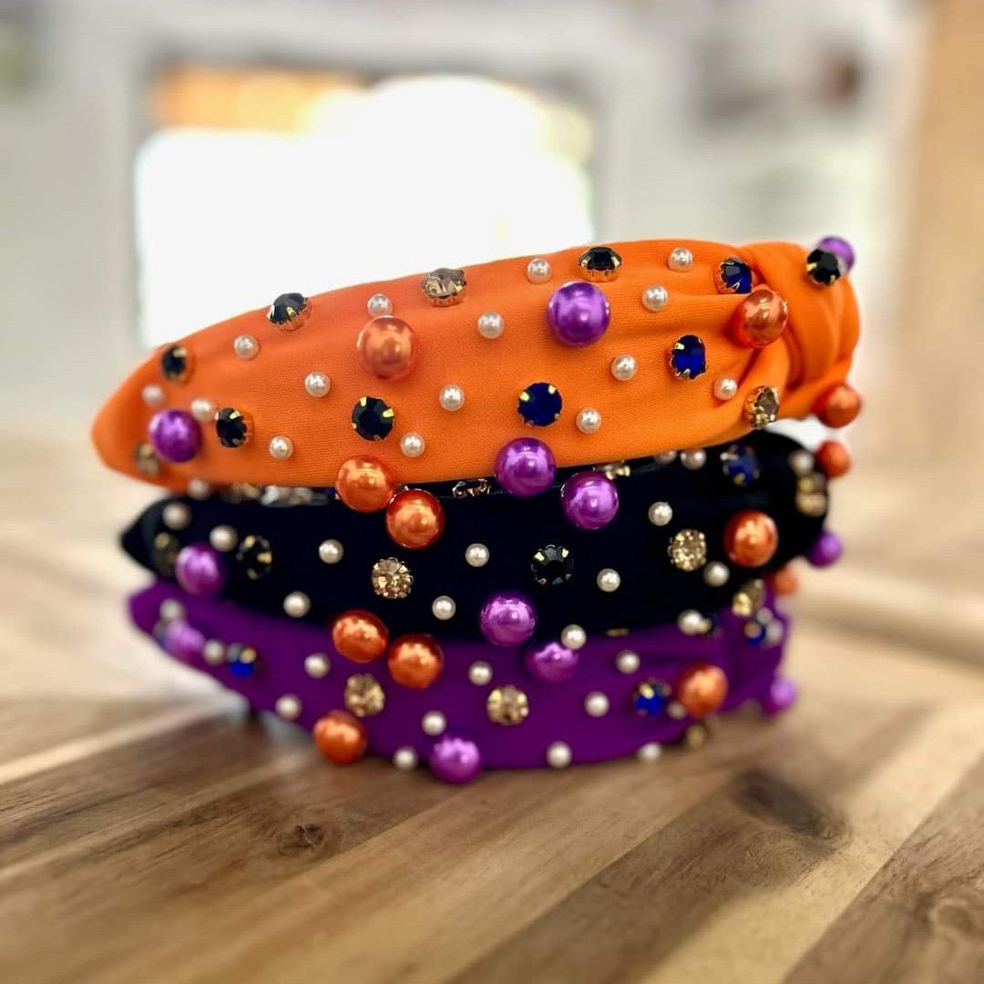 Glam Studded Headband - Halloween