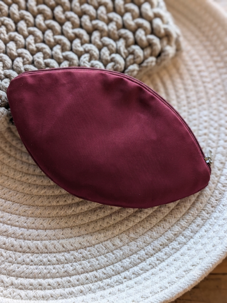 Beaded Football Pouch