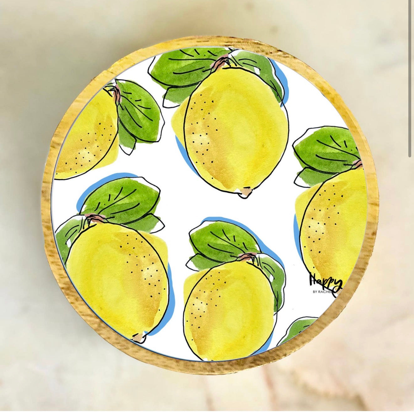 Sunny Days Lemon Trinket/Nut Bowl