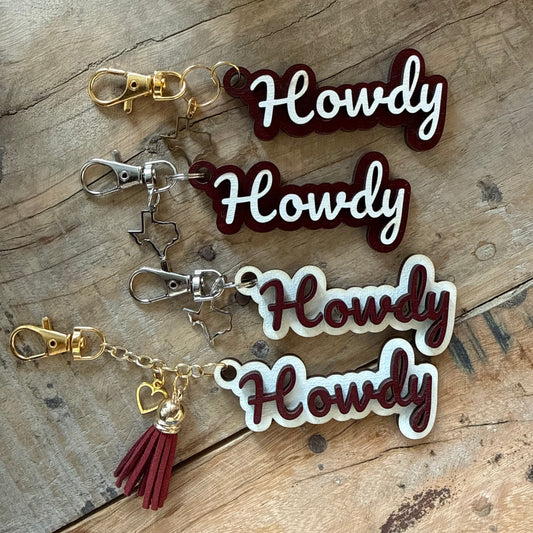 Wooden Keychains & Bag Tag