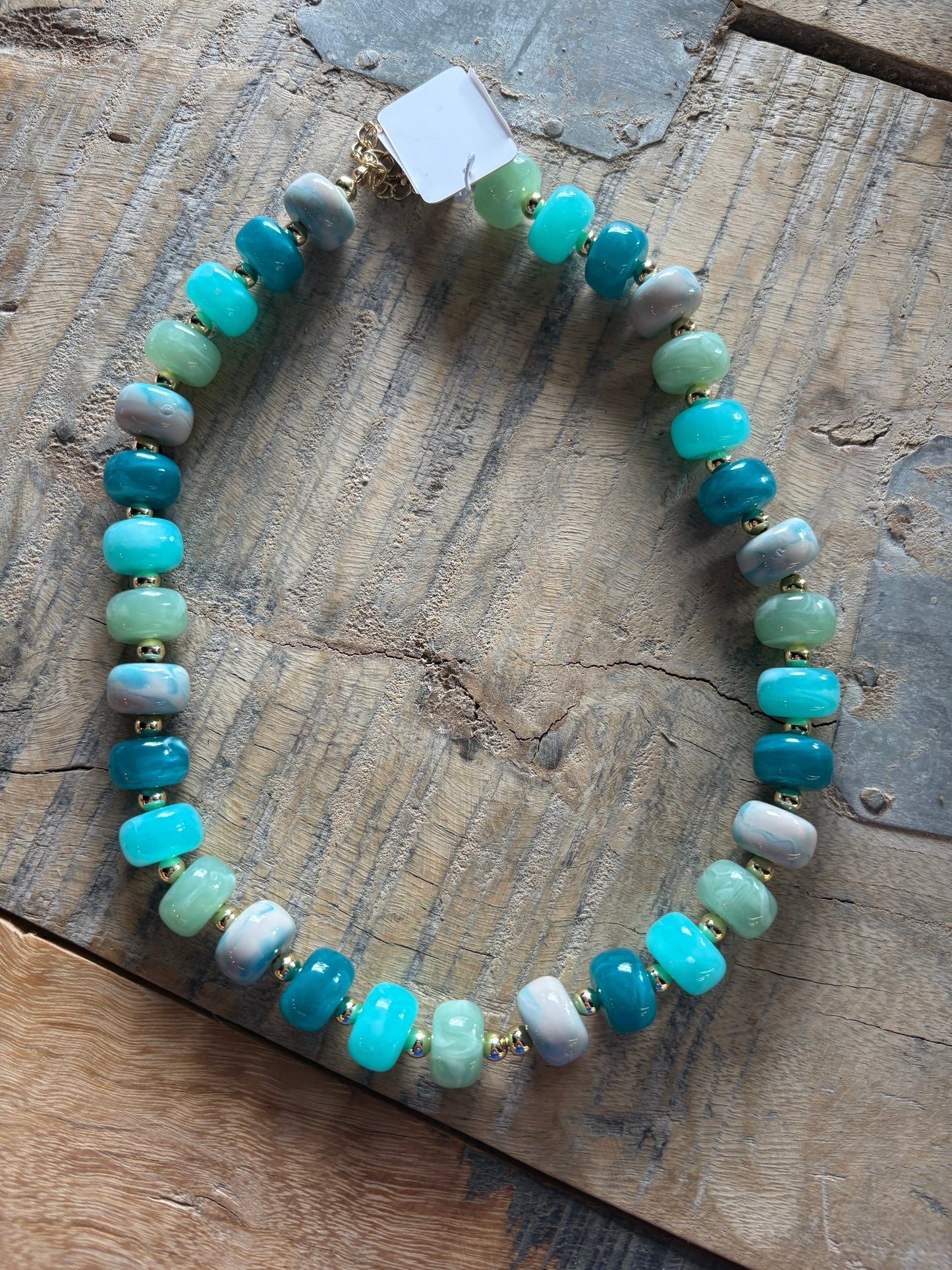 Chunky Beaded Statement Necklace