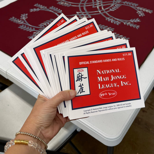 Official Mah Jongg League Cards - 2026 (set of 4)