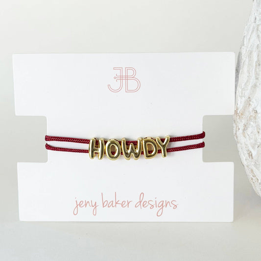 Cord Bracelet - HOWDY
