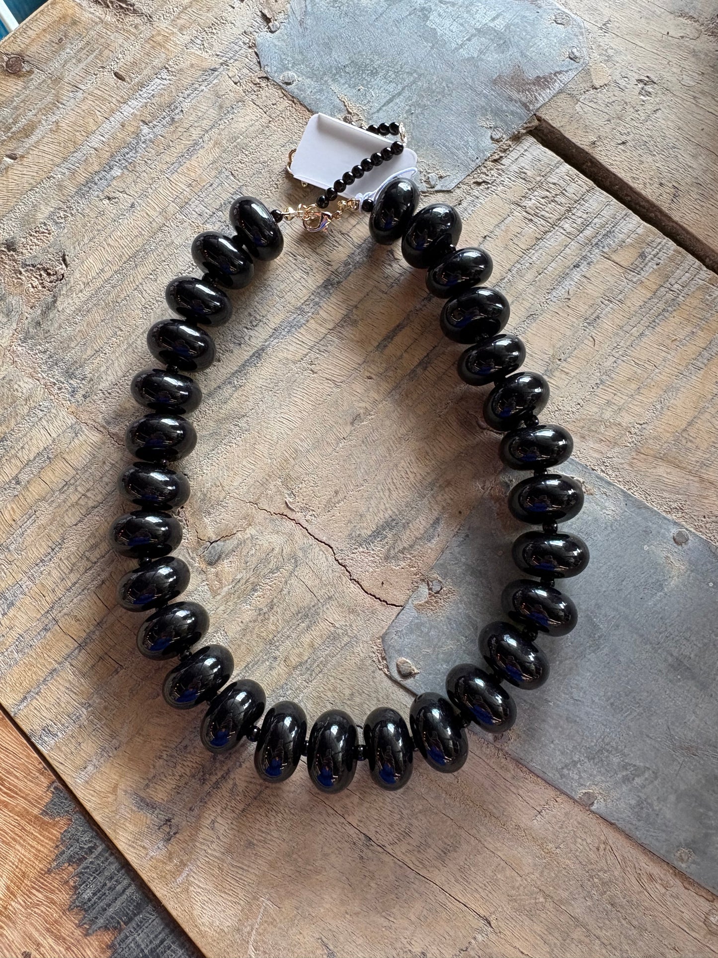 Chunky Beaded Statement Necklace