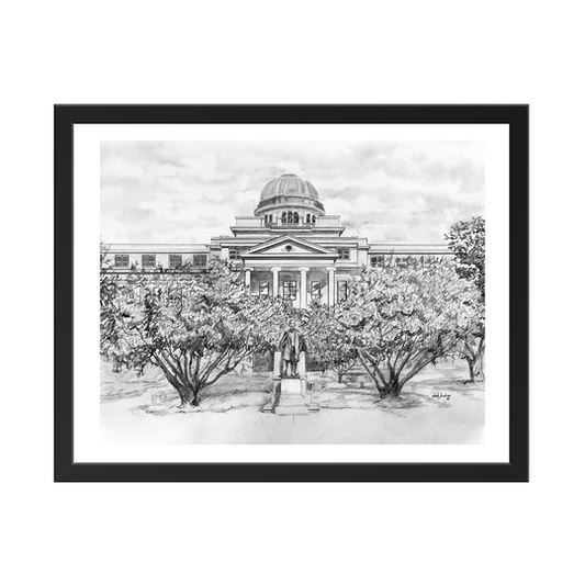 Academic Building Print - 11x 14 Texas A&M
