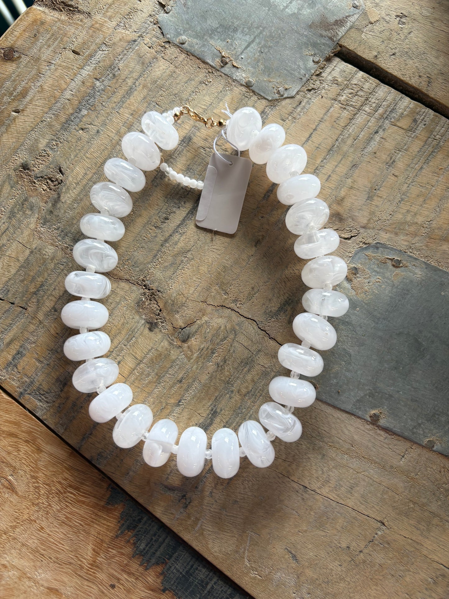Chunky Beaded Statement Necklace