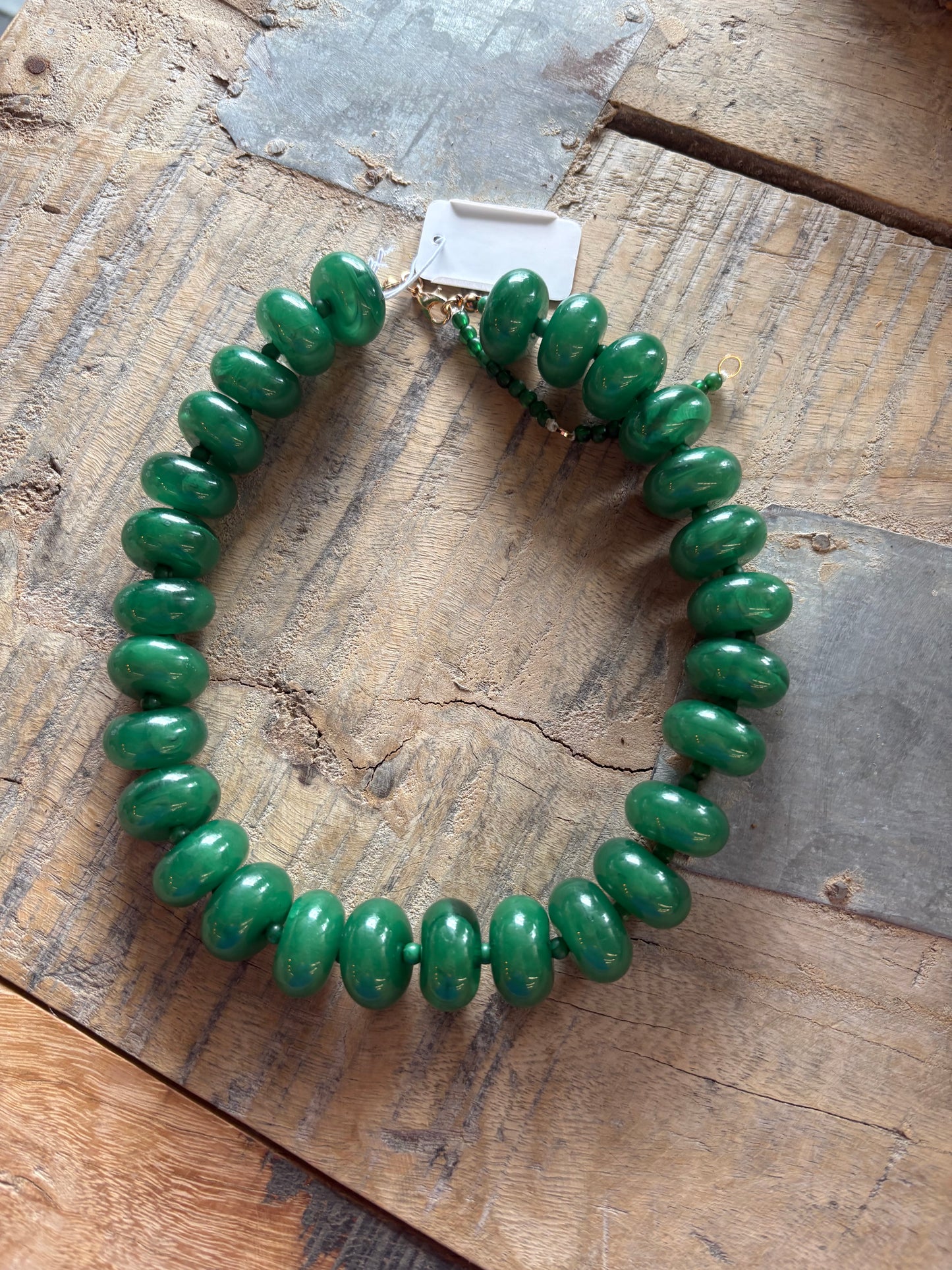 Chunky Beaded Statement Necklace