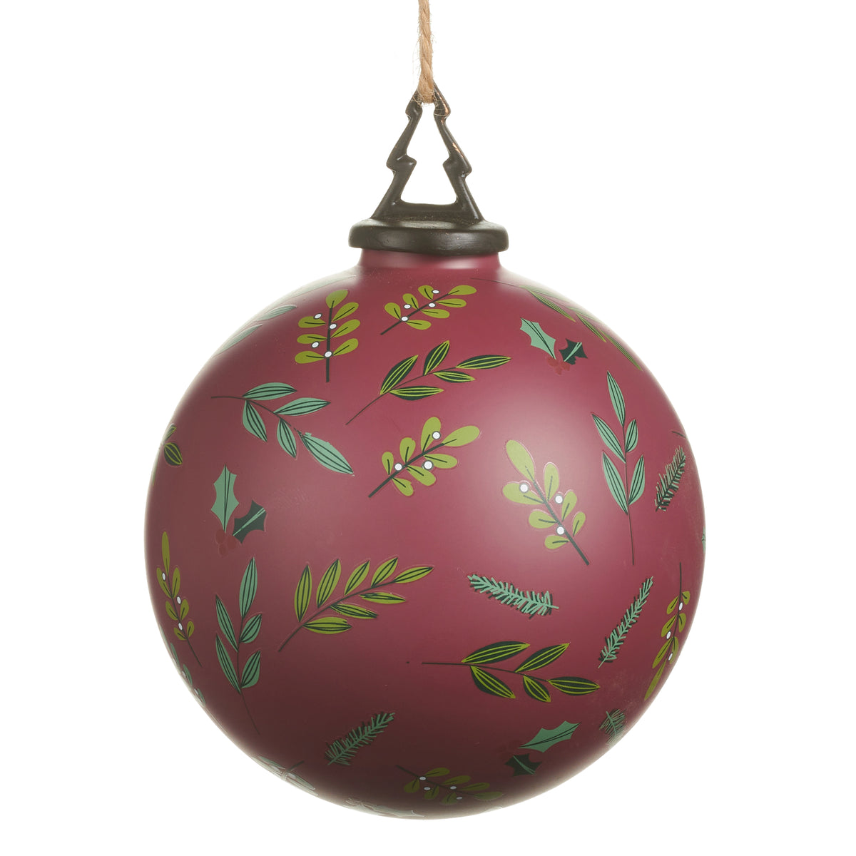 4" Botanical Ball Ornament