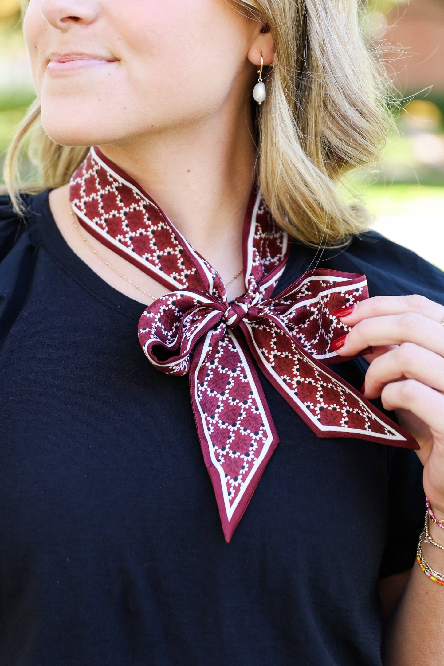The Sideline Scarf™ - Maroon