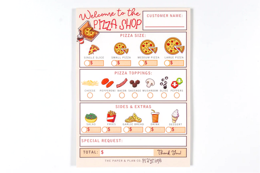 Pizza Shop Playtime Notepad