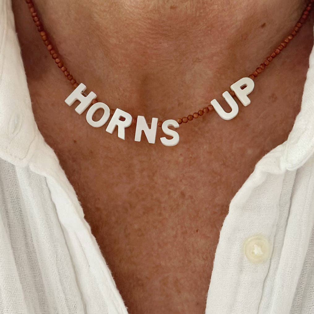 GIG 'EM Spirit Necklace - Maroon