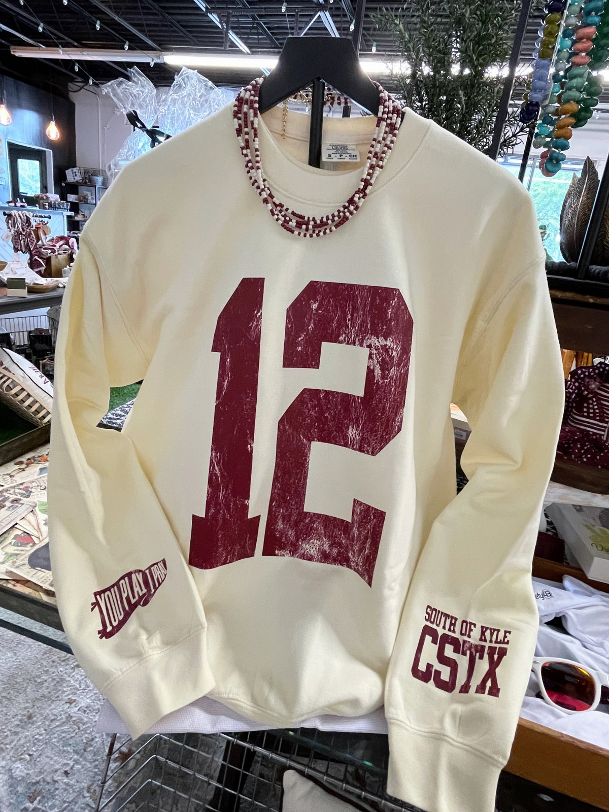The 12 Sweatshirt - CREAM