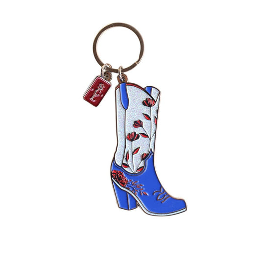 Boot Cowgirl Keychain