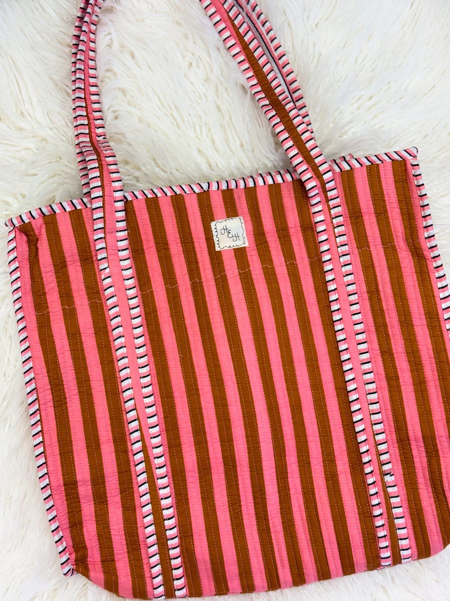 Handmade Quilted Tote Bag