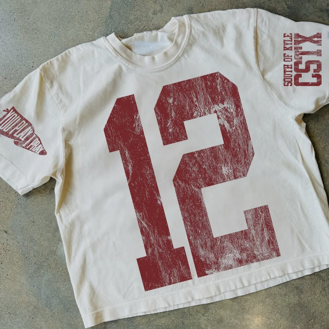 You Play I Pray Boxy Tee