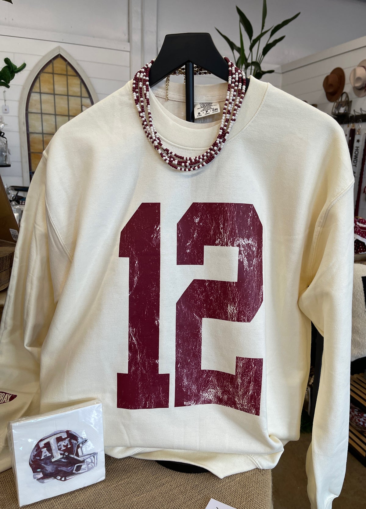 The 12 Sweatshirt - CREAM