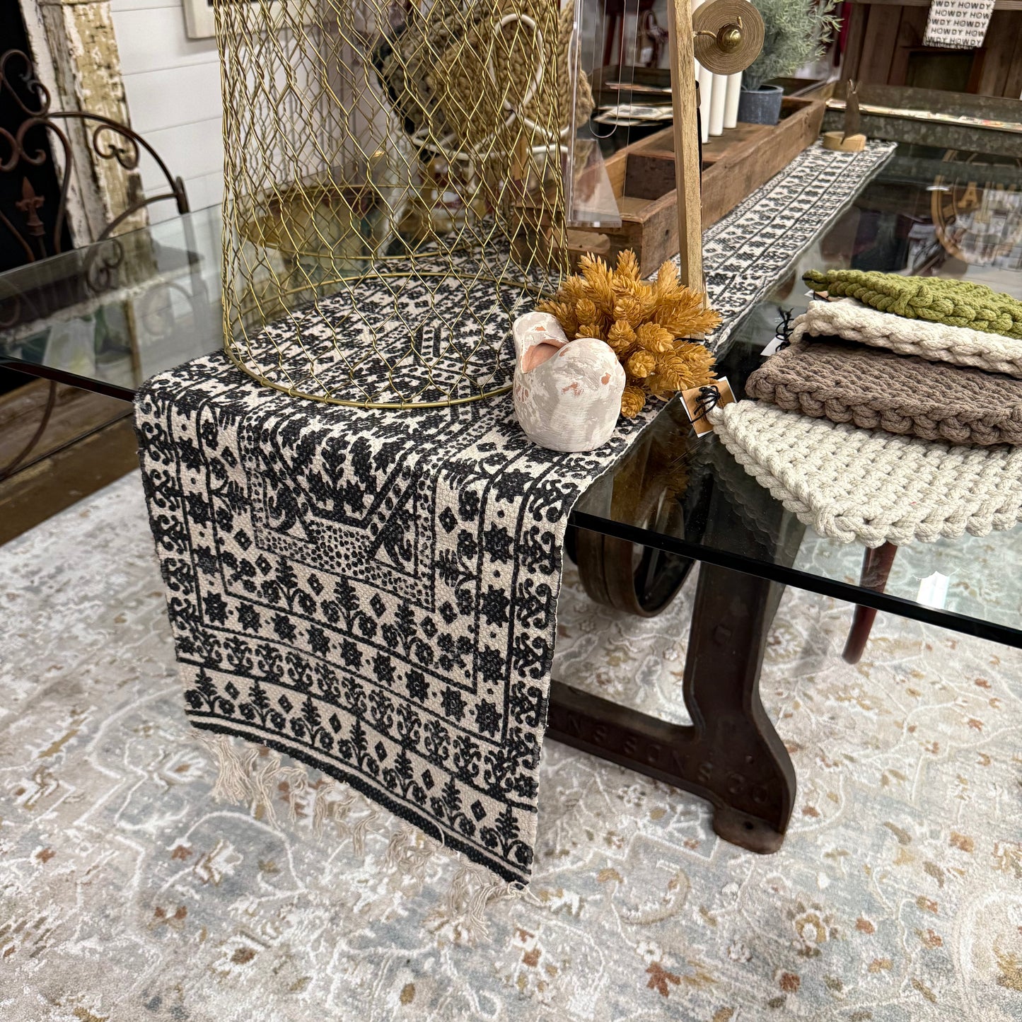 Fringe Table Runner