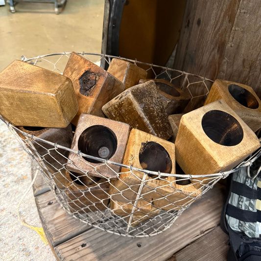 Wooden Candle Mold
