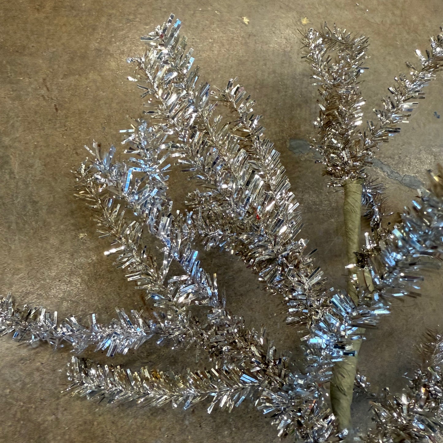 Silver Christmas Tree Pick