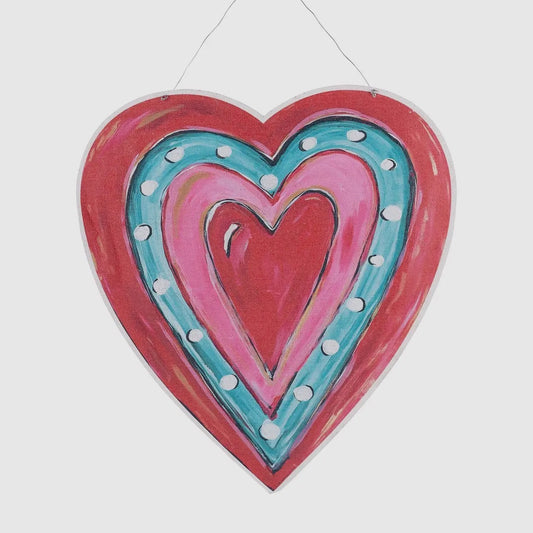 Hearts Double-sided Burlee